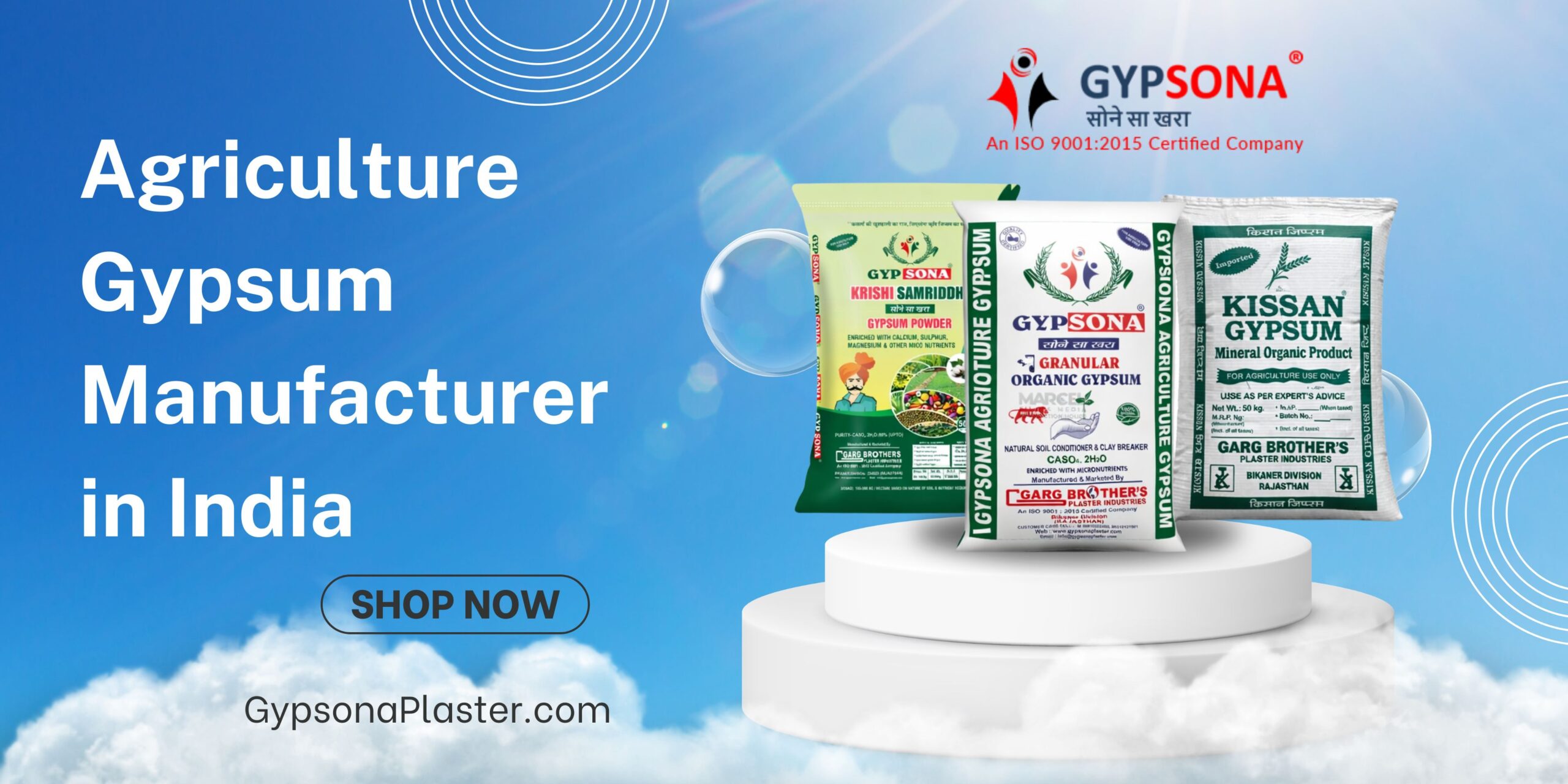 Agriculture Gypsum Manufacturer in India