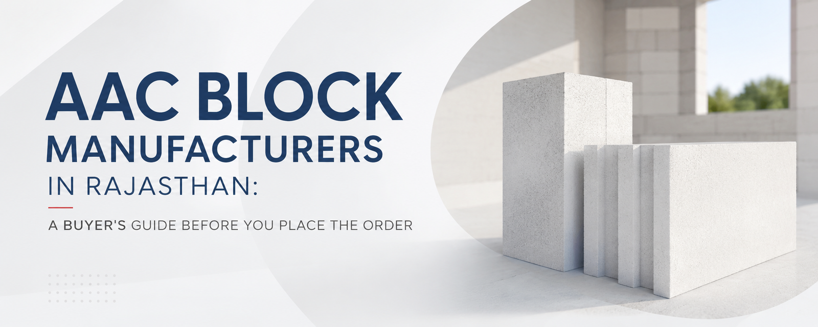 AAC Block Manufacturers in Rajasthan